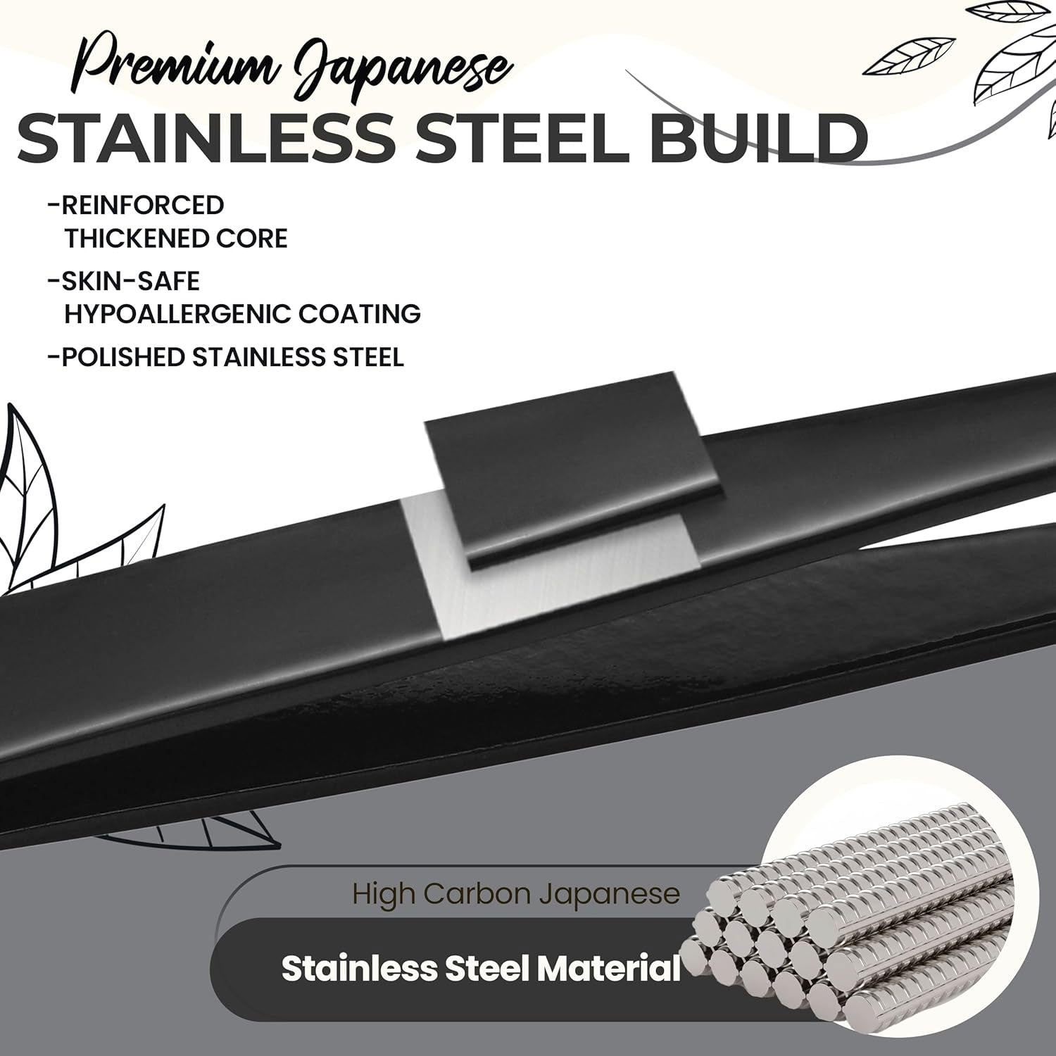 Professional Slant Tip Eyebrow Tweezers for Women & Men – Precision Hair Removal Tool – Stainless Steel Tweezers for Eyebrow Shaping, Facial Hair, Ingrown Hair & Splinter Removal