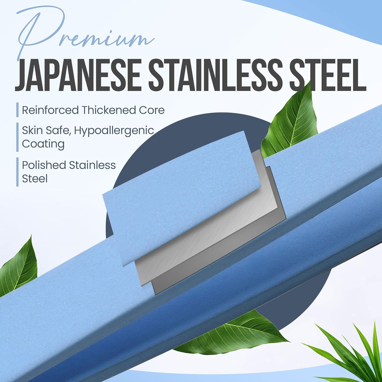 Professional Slant Tip Tweezers - Precision Stainless Steel Eyebrow Plucking Tool for Women and Men, Ingrown Hair Remover, Facial Hair Tweezers for Grooming